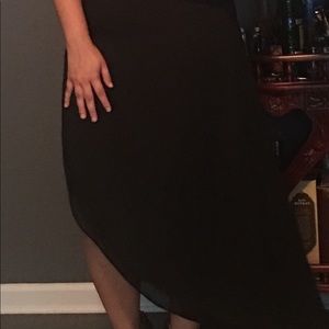 Black chiffon dress.  Brand new